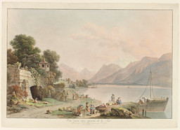 La Tour-de-Peilz, Umgebung mit Hafen und Genfersee